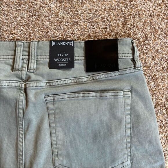 Blank NYC Mens BLANKNYC The Wooster Jeans In Kalamata Slim Fit 33x32 NWT - Picture 9 of 13
